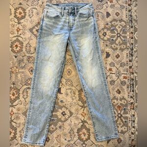 American Eagle Outfitters Men's Faded Blue Jeans
